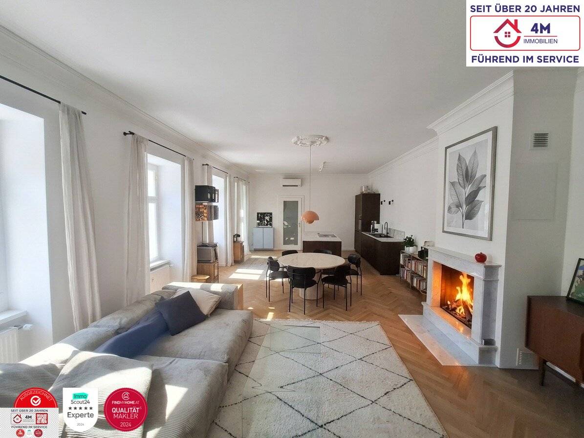 Wohnung mit Balkon und Loggia in zentraler Lage