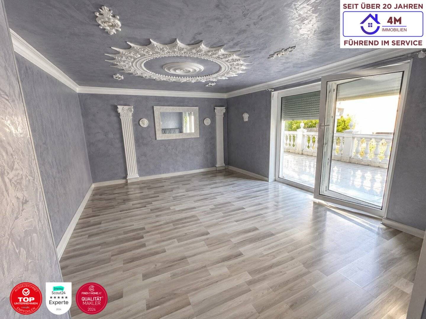 Villa mit Pool Garten und Terrasse in Strasshof