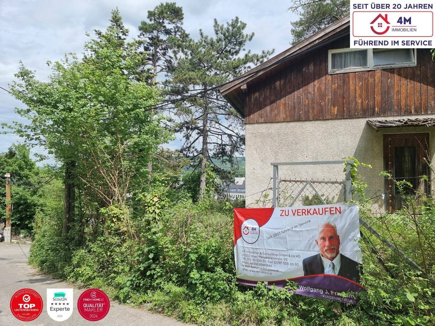 Baugrundstück mit Donaublick in Döbling