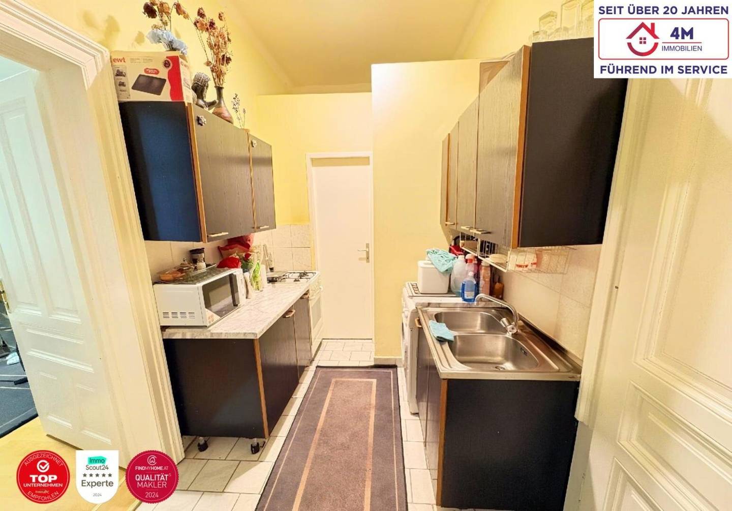 Anlegerwohnung unbefristet vermietet nahe Brunnenmarkt