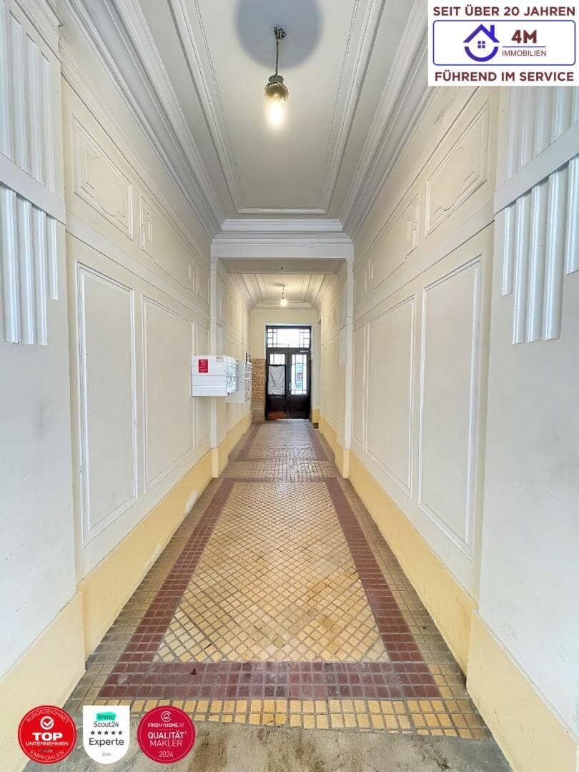Anlegerwohnung unbefristet vermietet nahe Brunnenmarkt