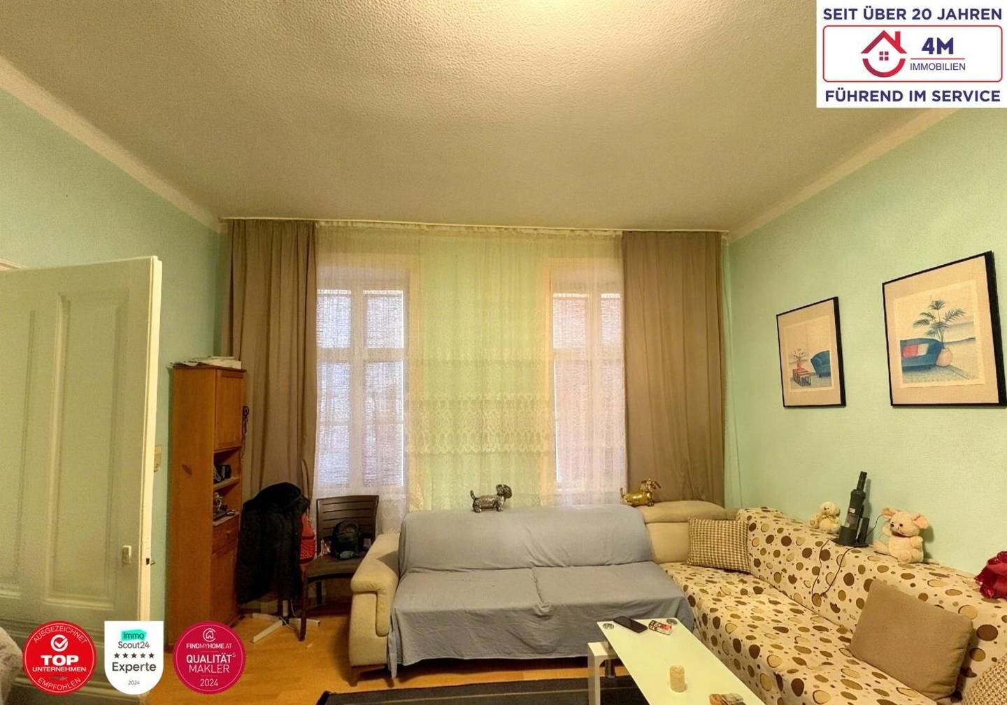 Anlegerwohnung unbefristet vermietet nahe Brunnenmarkt