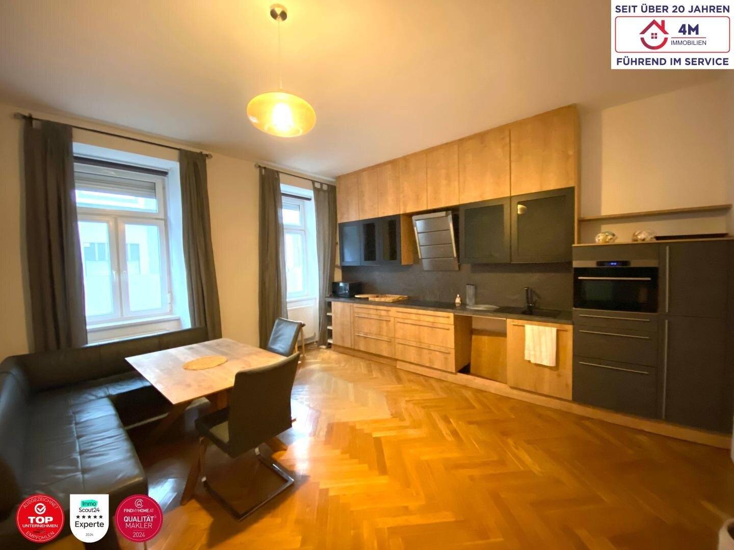 Altbauwohnung mit Parkett und hoher Raumhöhe nahe Hundertwasserhaus