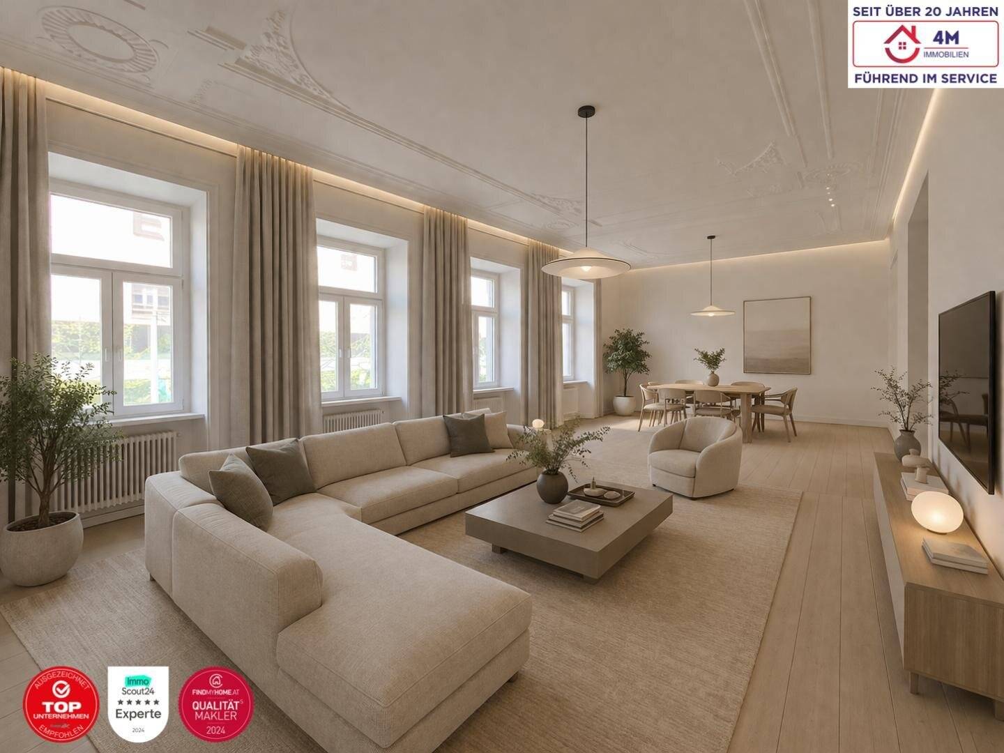 149 m² shell condition in the 7th district | Spacious old building apartment with potential
