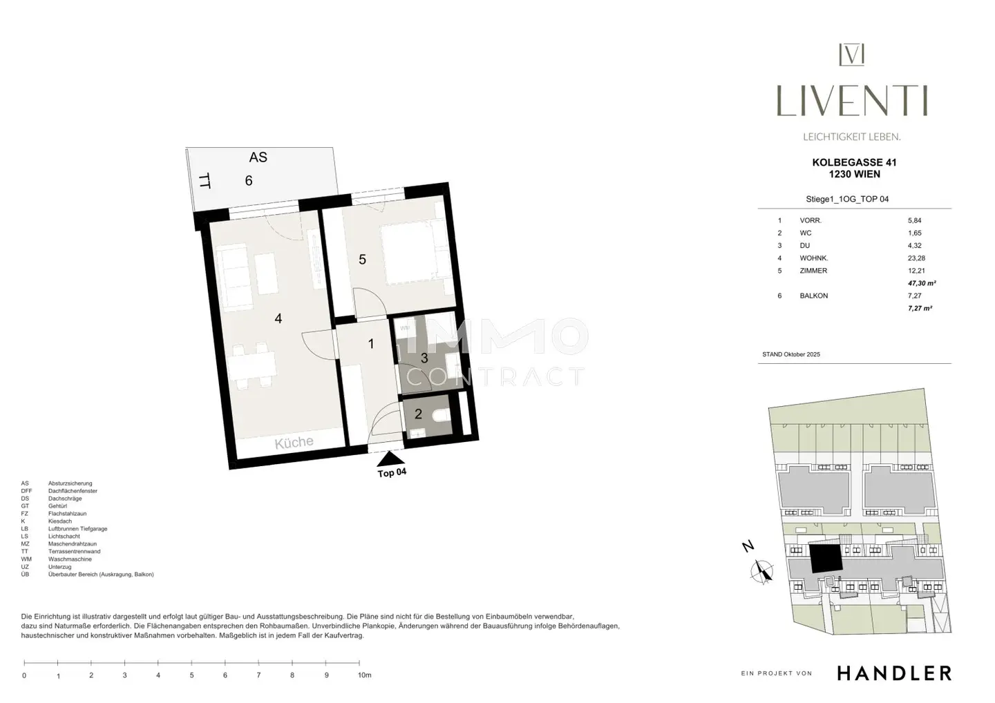 Durchdachte 2 Zimmer Wohnung mit Balkon und Wohnküche