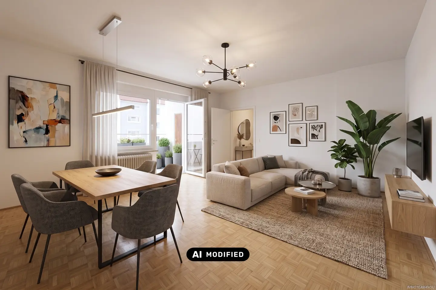 Renovated Penthouse with South Facing Loggia in Europahof