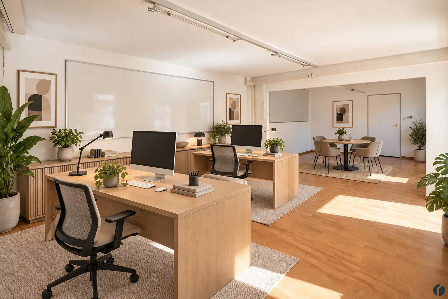 Büroflächen in ruhiger Hoflage mit Innenhofblick