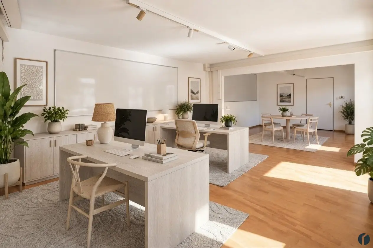 Bürofläche im ruhigen Innenhof mit Parkett und Küche