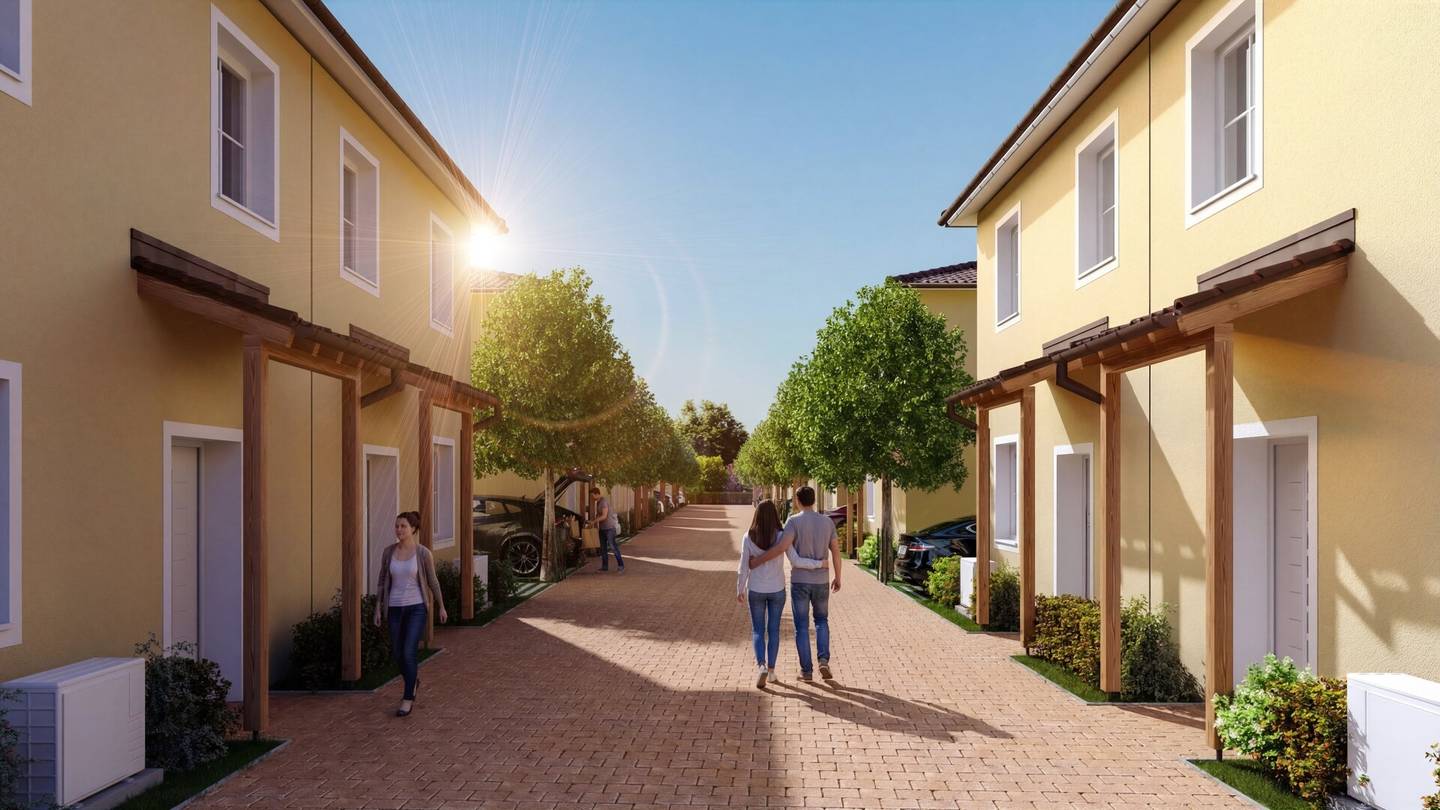 Baubewilligtes Projekt mit 54 Häusern in ruhiger Neubausiedlung