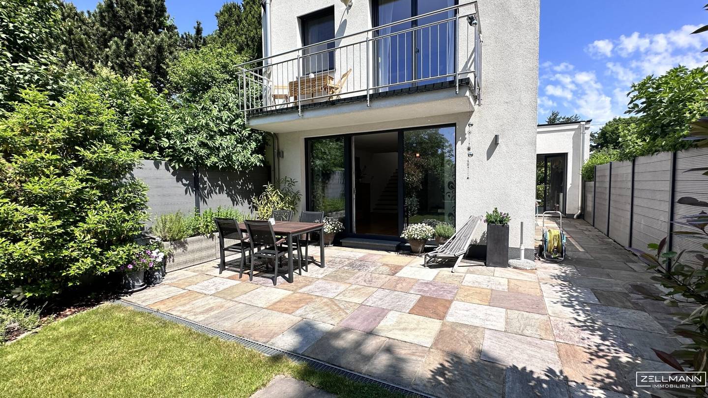 Modernes Wohnen am Grünrand Wiens – elegantes Haus mit Südgarten nahe den Maurer Weinbergen | ZELLMANN IMMOBILIEN