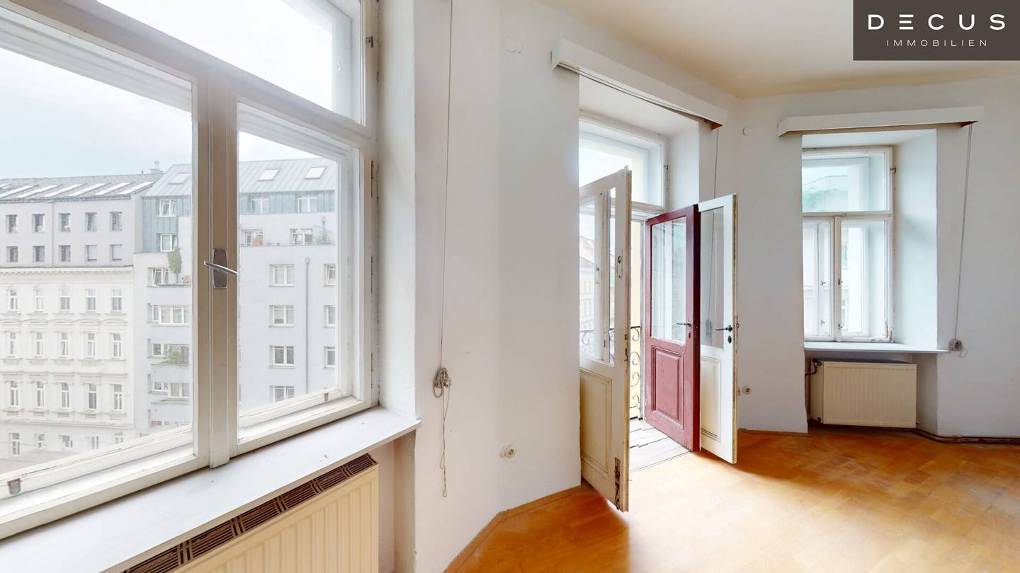 Altbauwohnung mit Balkon nahe Augarten