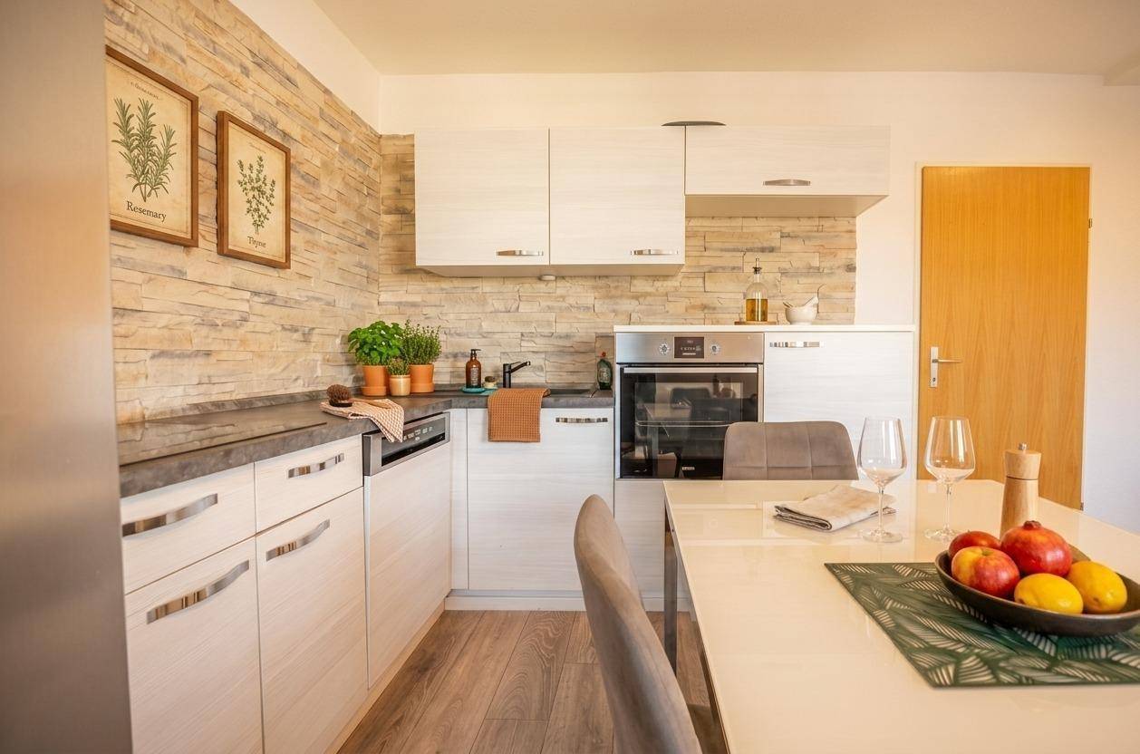 Tenanted Maisonette Apartment with Fitted Kitchen in Central Location