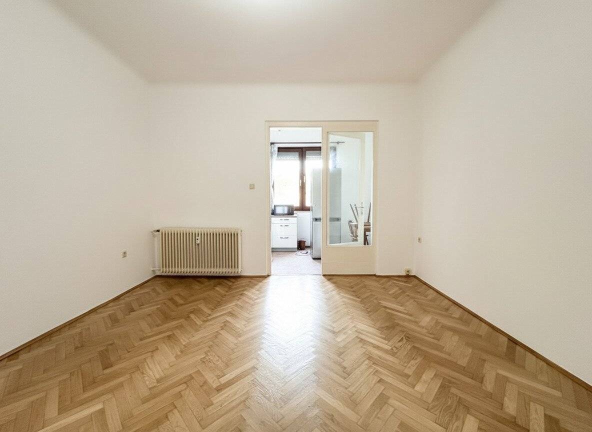Renovated Altbau apartment with city views and fitted kitchen