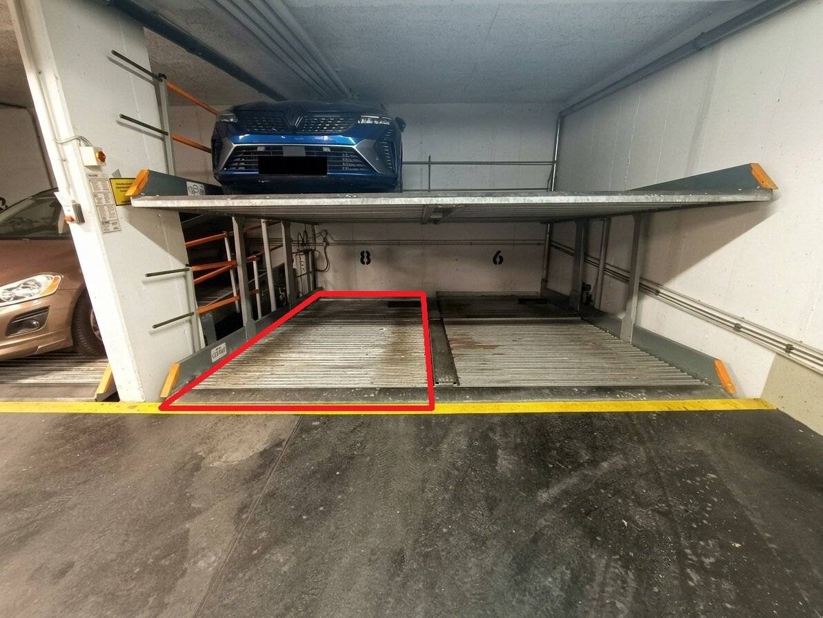 Duplex Stellplatz in Tiefgarage mit Hebebühne nahe U3 Ottakring