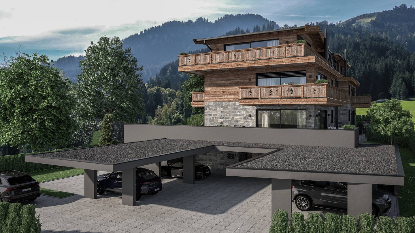 Luxus Penthouse mit Wellnessbereich und Kamin