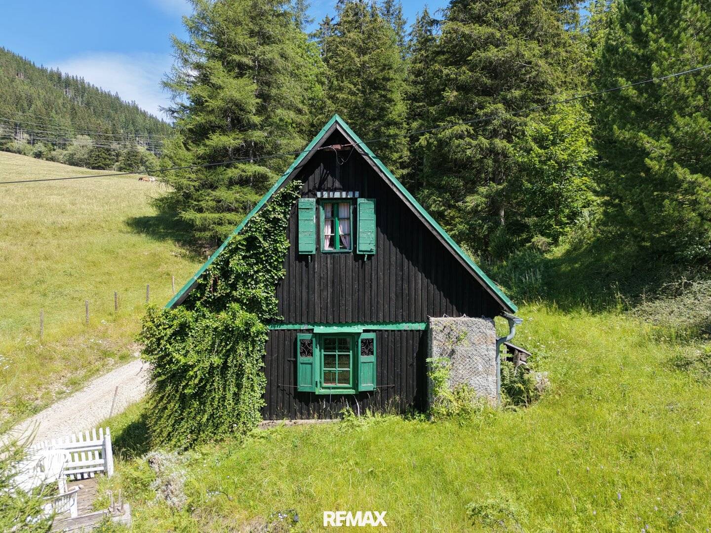 Almhütte mit Dachraum und Sternblick