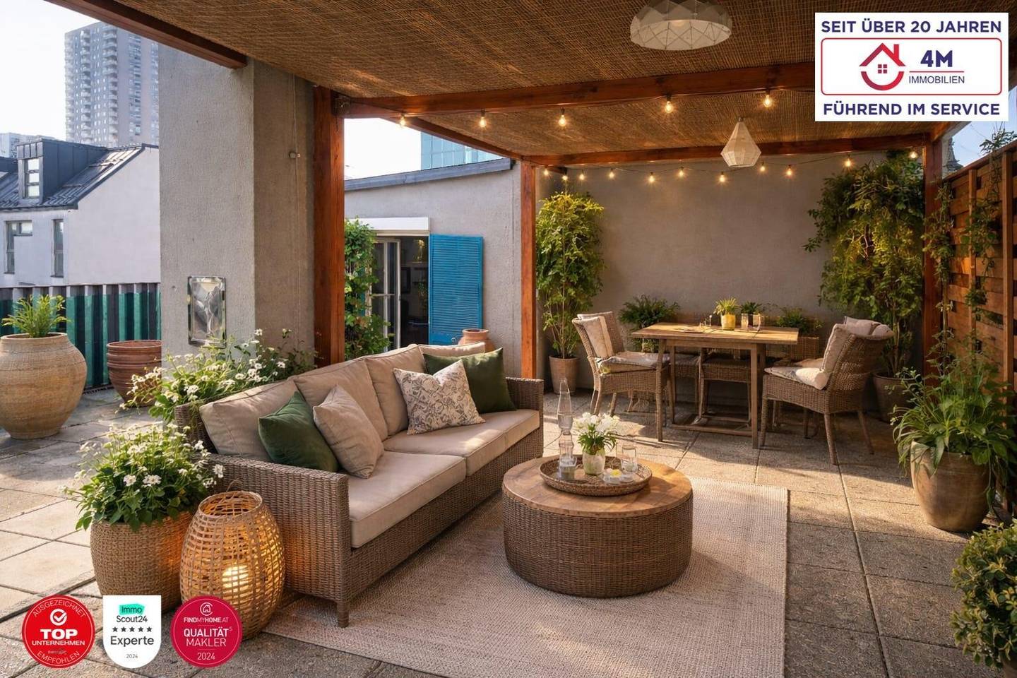 Maisonettewohnung mit Balkonen und Terrasse in Wien-Favoriten