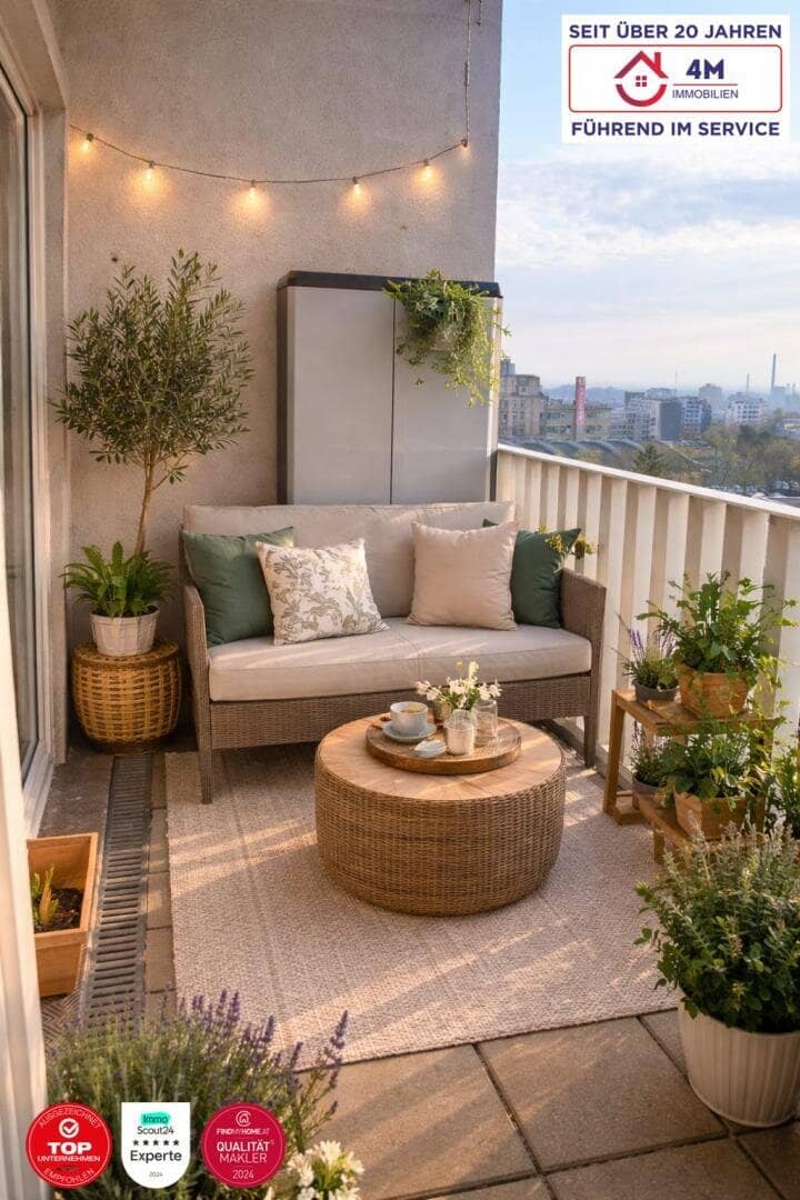 Maisonettewohnung mit Balkonen und Terrasse in Wien-Favoriten