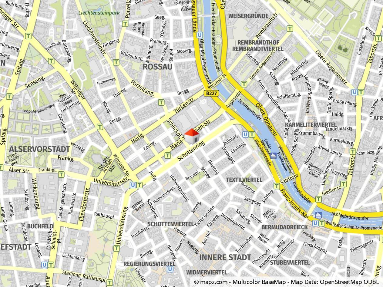 Parking space in central location near Schottenring