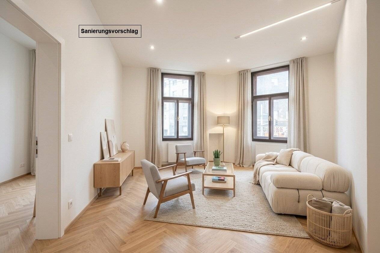 ++NEW++ Renovation needed 2 room old building apartment, great potential