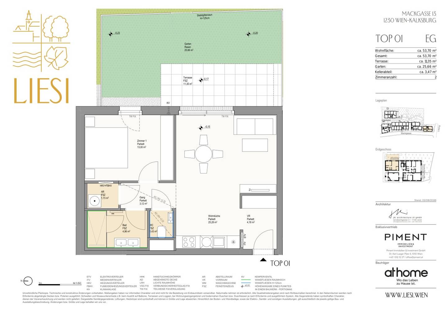 Gartenwohnung mit Terrasse und Garten im Grünen
