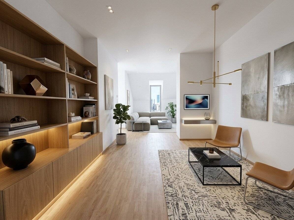 Penthouse apartment with sunny terrace and expansion potential