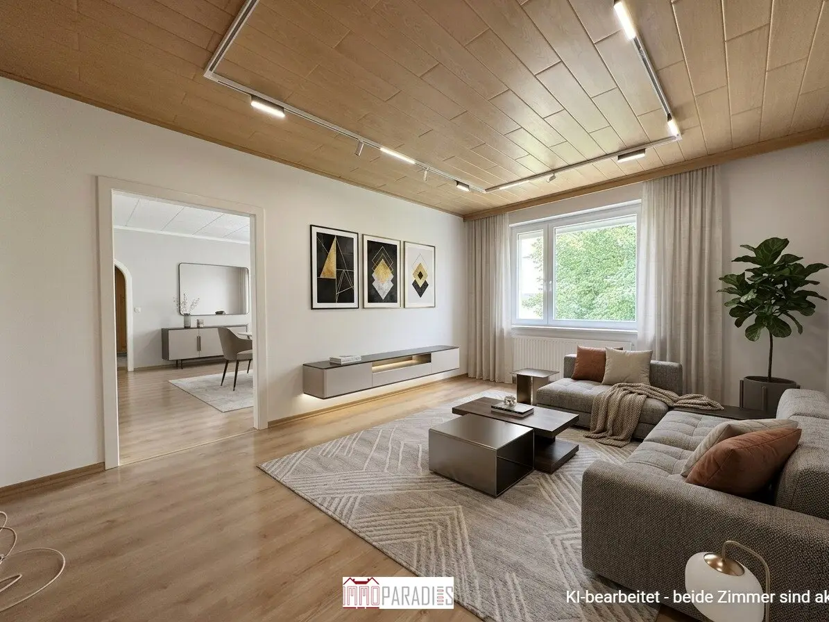 Well-maintained apartment with loggia and panoramic view