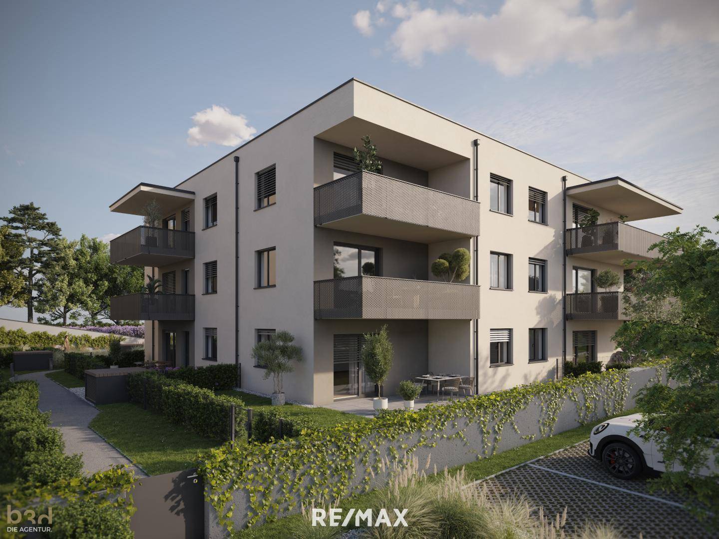 Erdgeschosswohnung mit privatem Garten und Terrasse