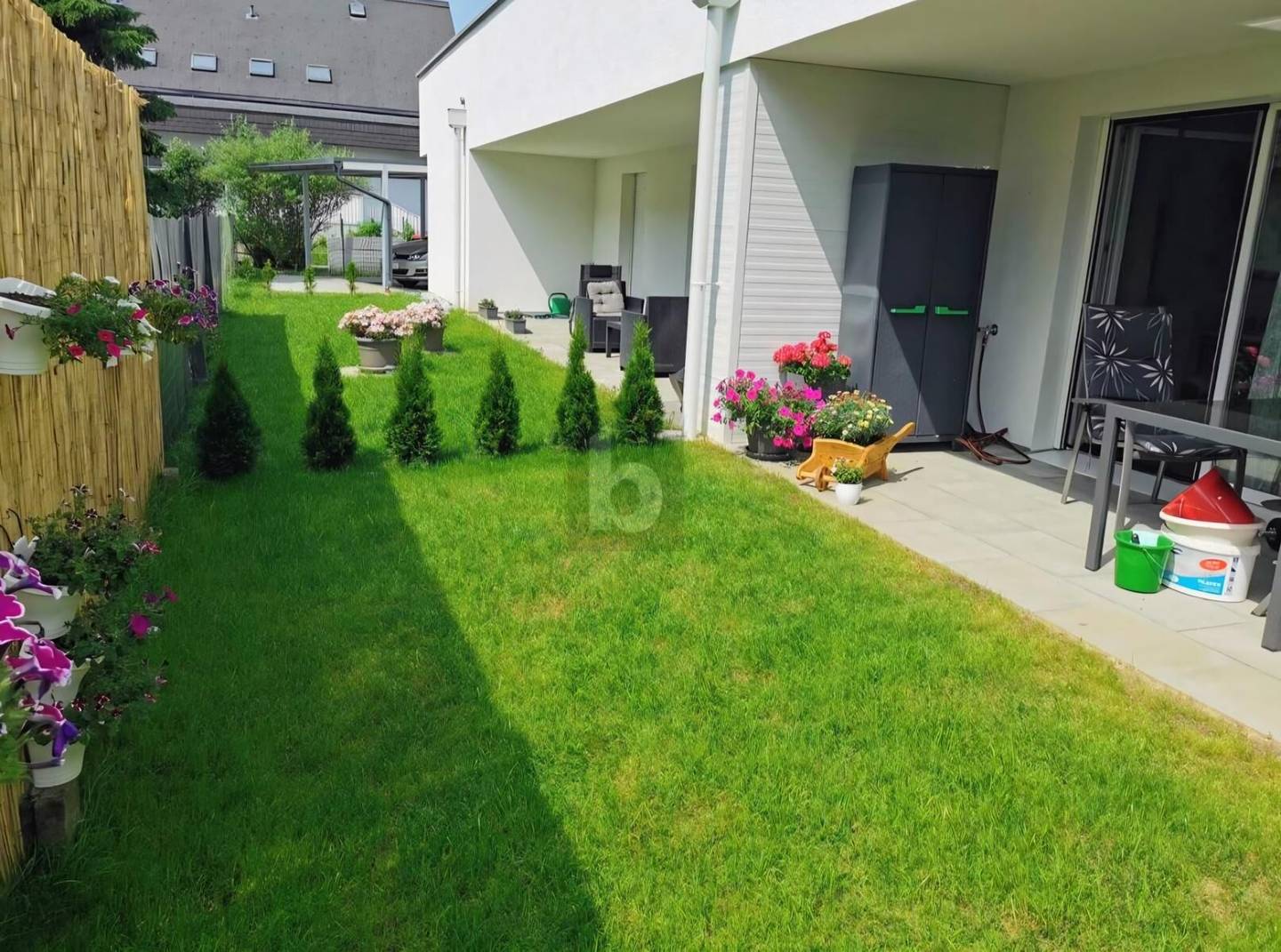 Ground floor apartment barrier free with private garden and terrace