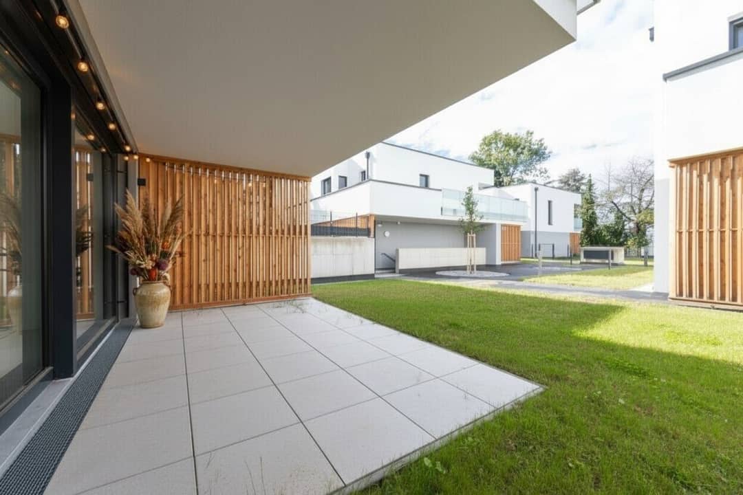 Helle Maisonettewohnung mit Garten und Terrasse