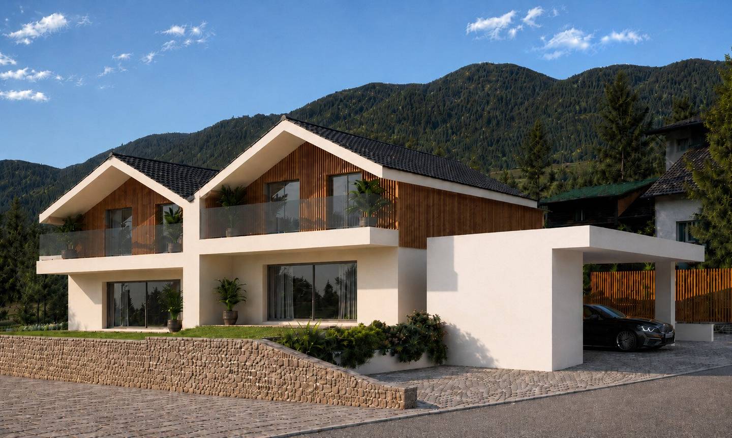Doppelhaushälfte am Sulzbach mit Garten und Terrasse