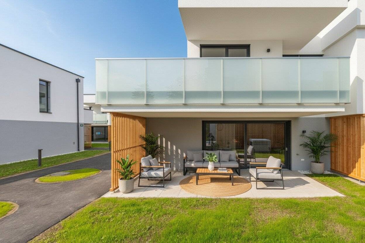 Garden Maisonette with Terrace and Balcony in Waltendorf