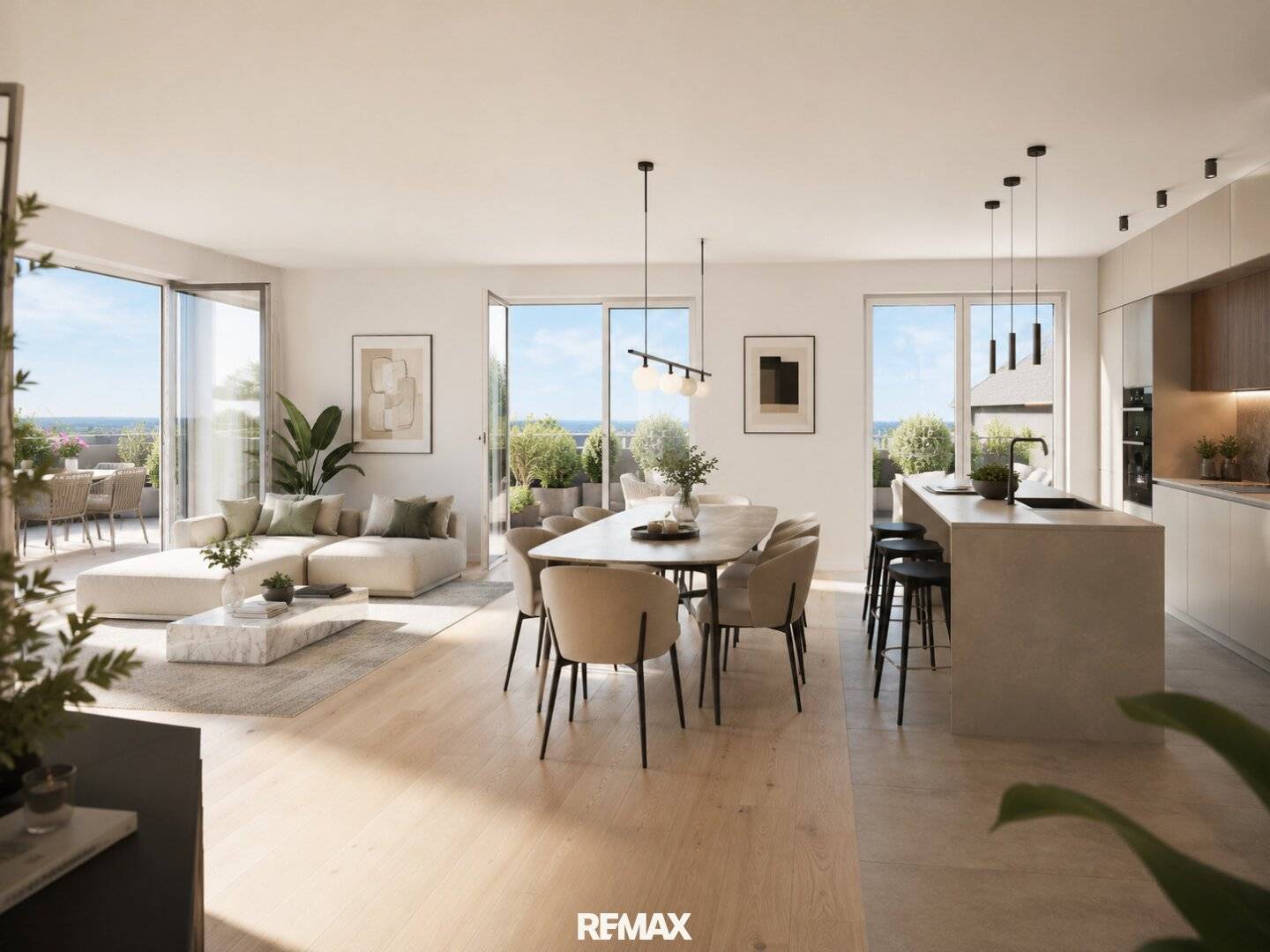 New build apartment with large terrace in Stadlau