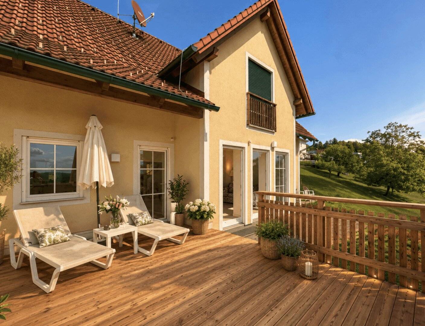 Neuwertige Villa mit Garten Terrasse Balkon und Sauna in der Oststeiermark