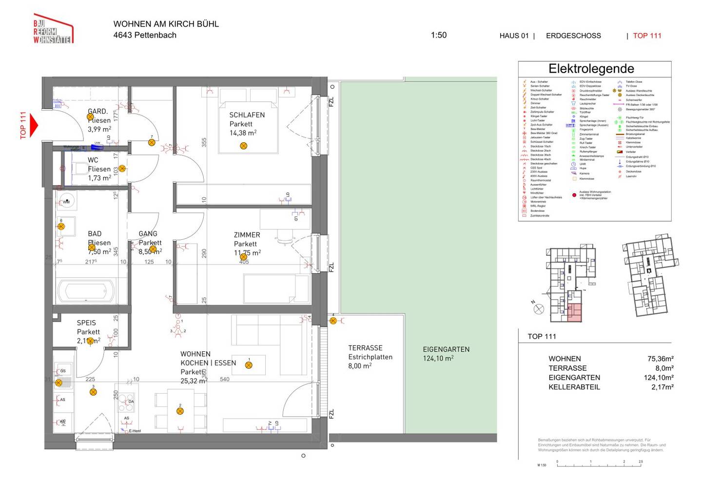 New build apartment with terrace and garden at Kirchbühl