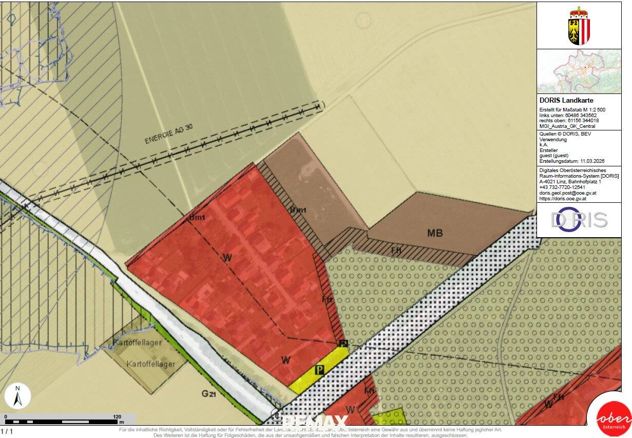 Betriebsgrundstück mit Entwicklungspotenzial in Oftering