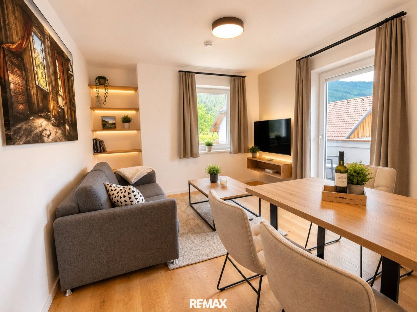 Moderne Ferienwohnung mit Balkon und Bergblick in Tamsweg