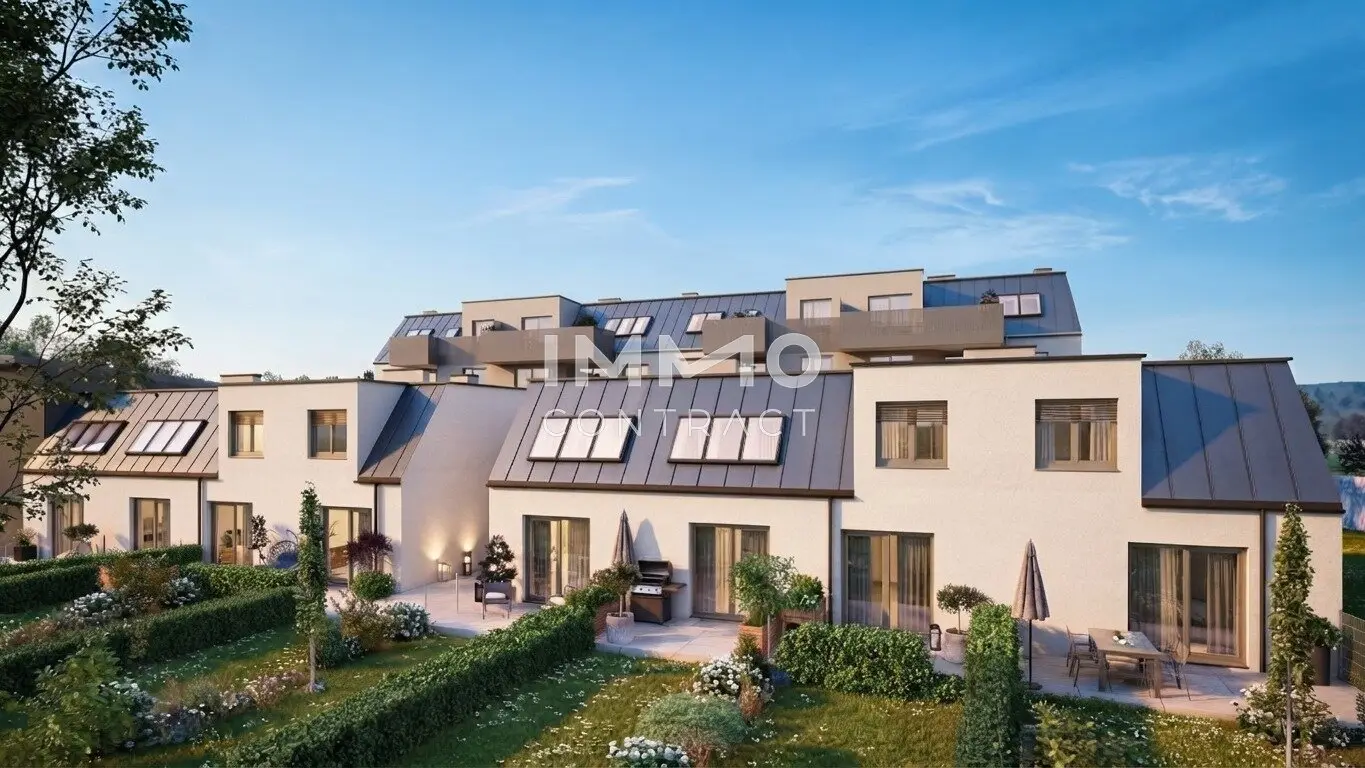 Modernes Reihenhaus mit privatem Garten und Hobbykeller