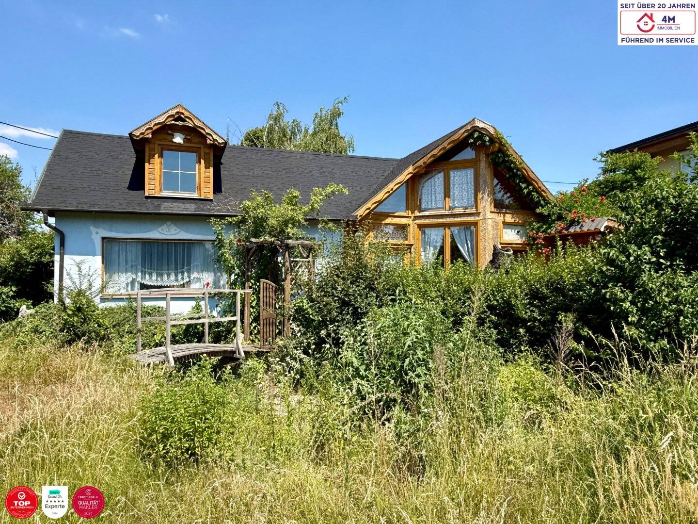 Bungalow mit Garten nahe dem Prater