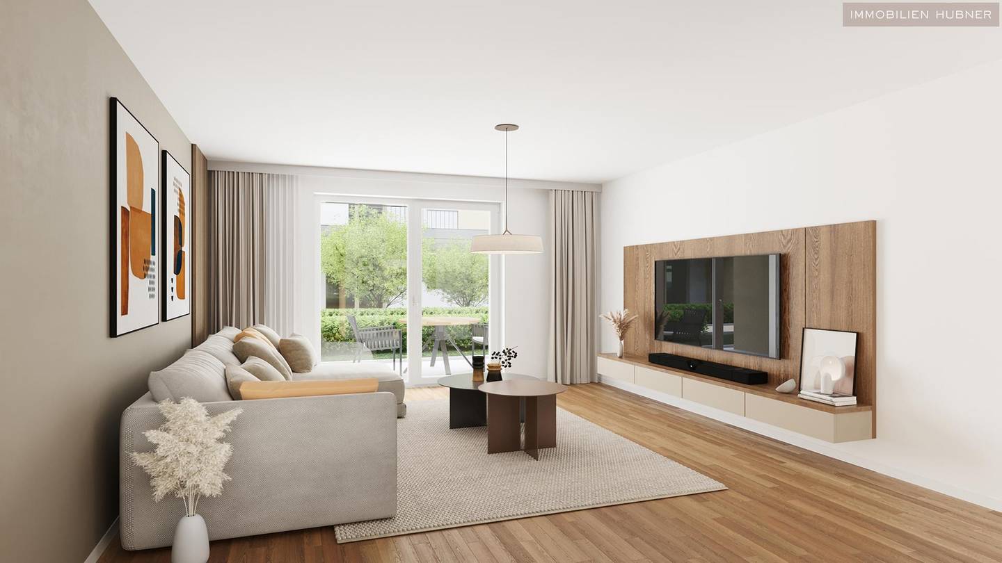 Spacious New Build Apartment with Garden and Terrace