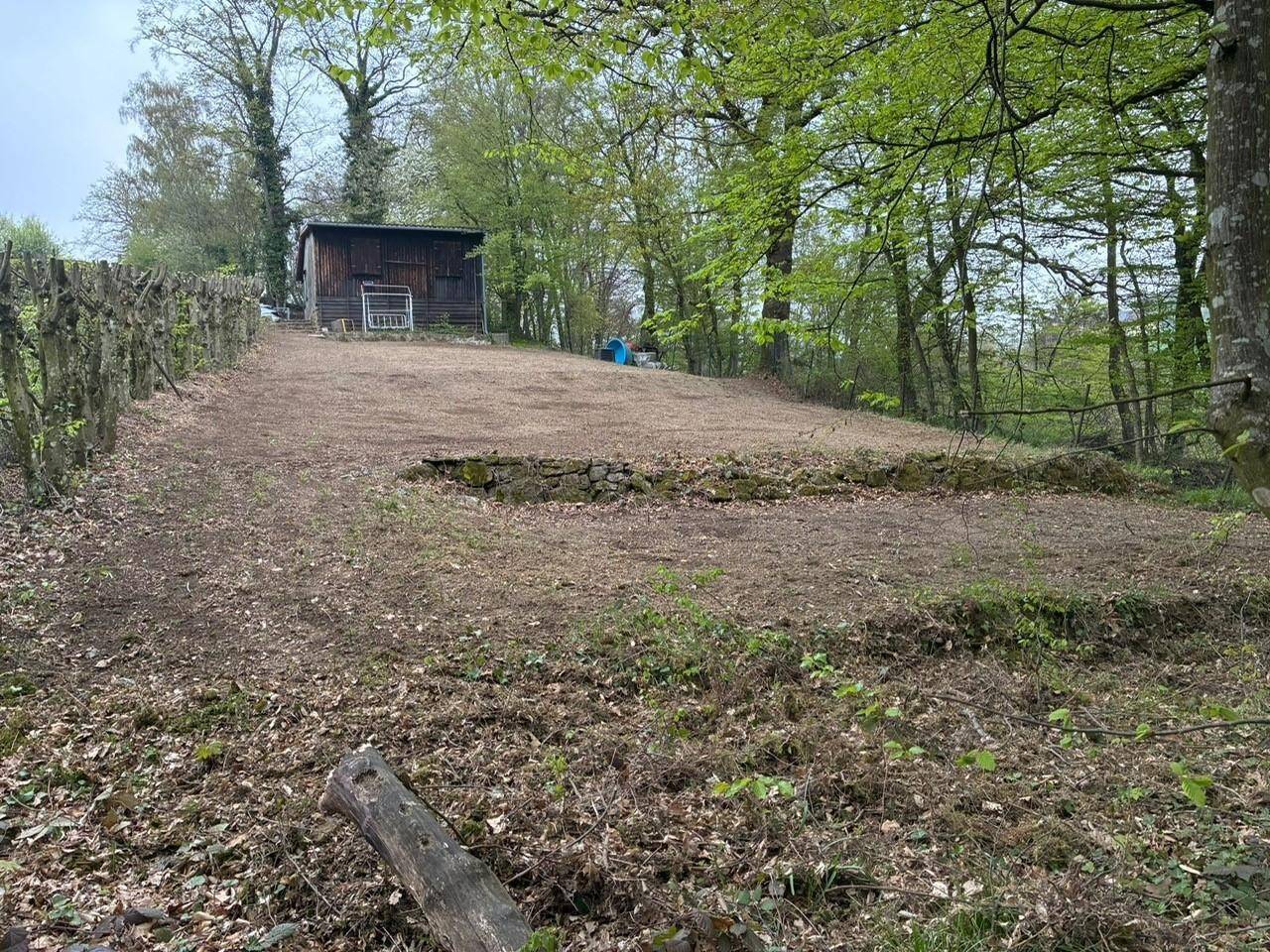 Grundstück mit Ferienhaus in ruhiger Grünlage