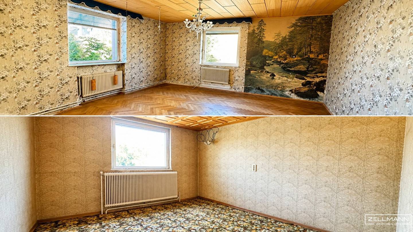 House in need of renovation with garden garage and terrace