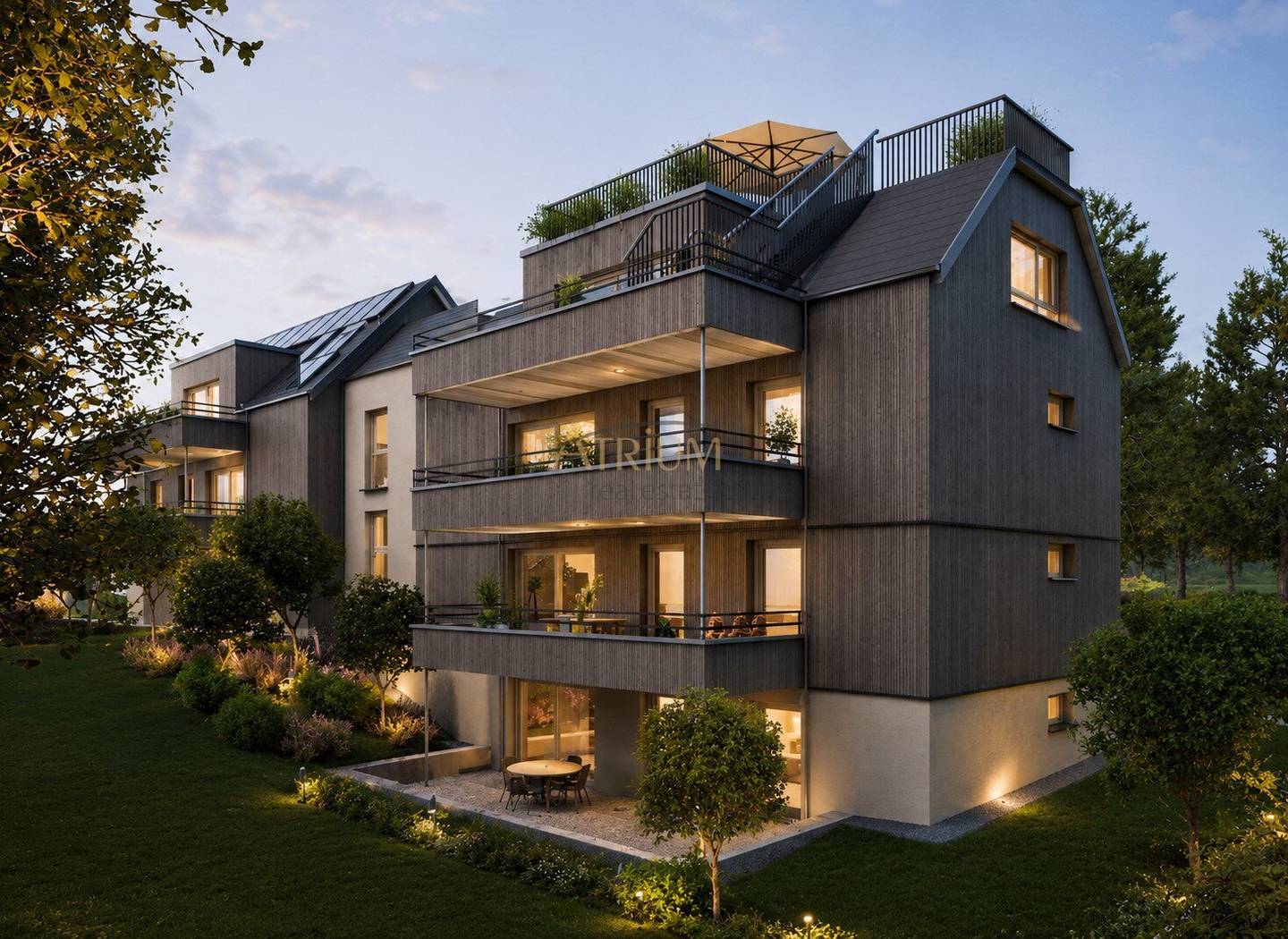 Plot with building study for five apartments