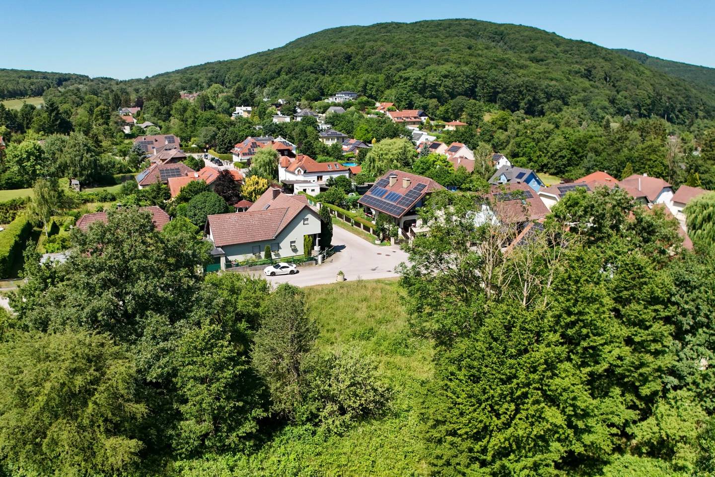 Sonniger Baugrund am Waldrand in Purkersdorf Baunzen