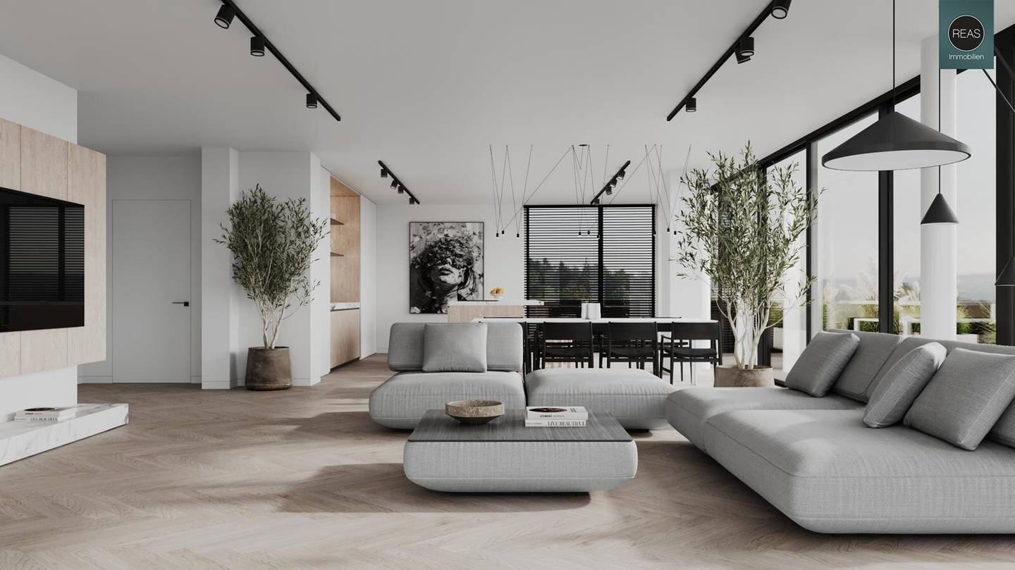 Neubau Terrassenwohnung mit rundum Terrasse in Neustift am Walde