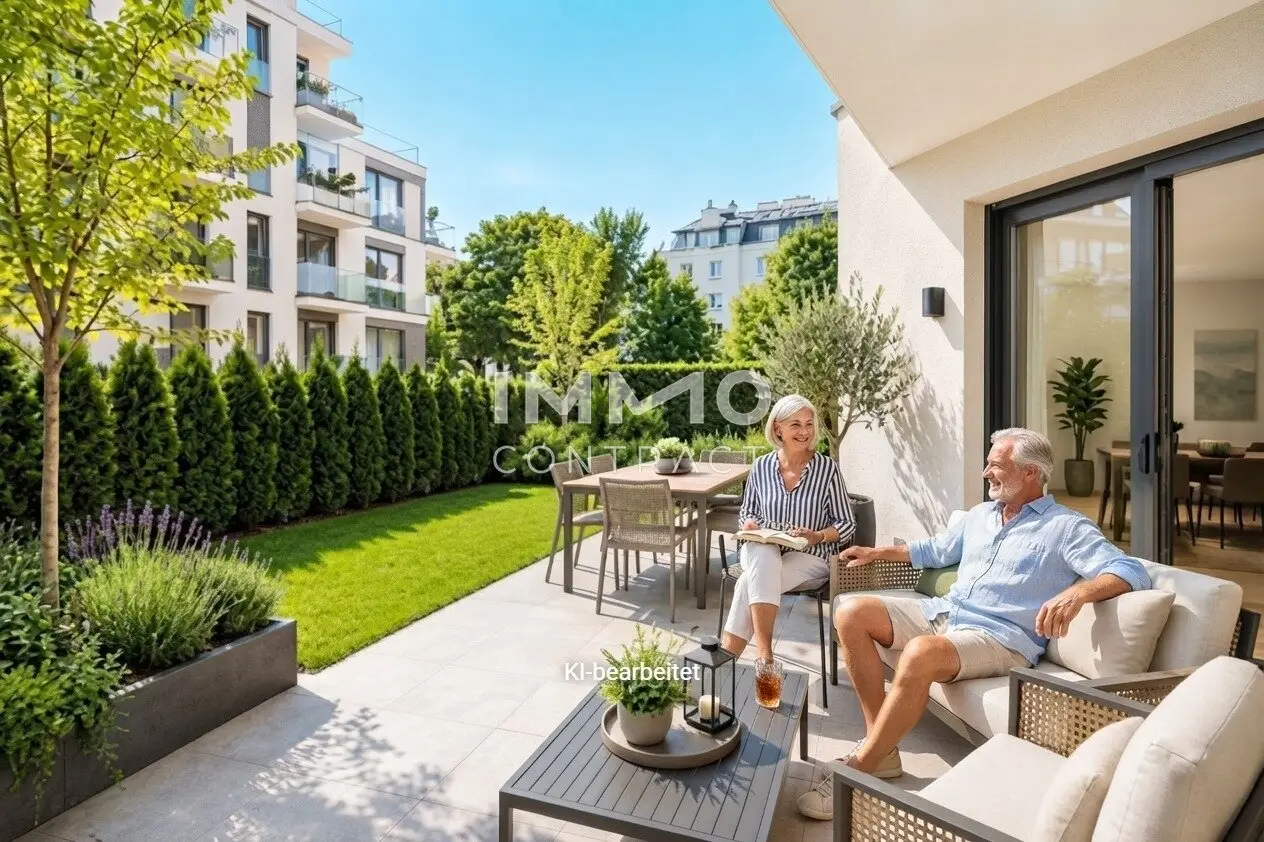 Gartenwohnung mit privatem Garten und Terrasse nahe Schönbrunn