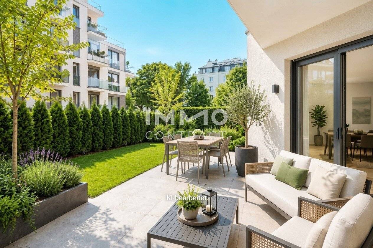Gartenwohnung mit privatem Garten und Terrasse nahe Schönbrunn