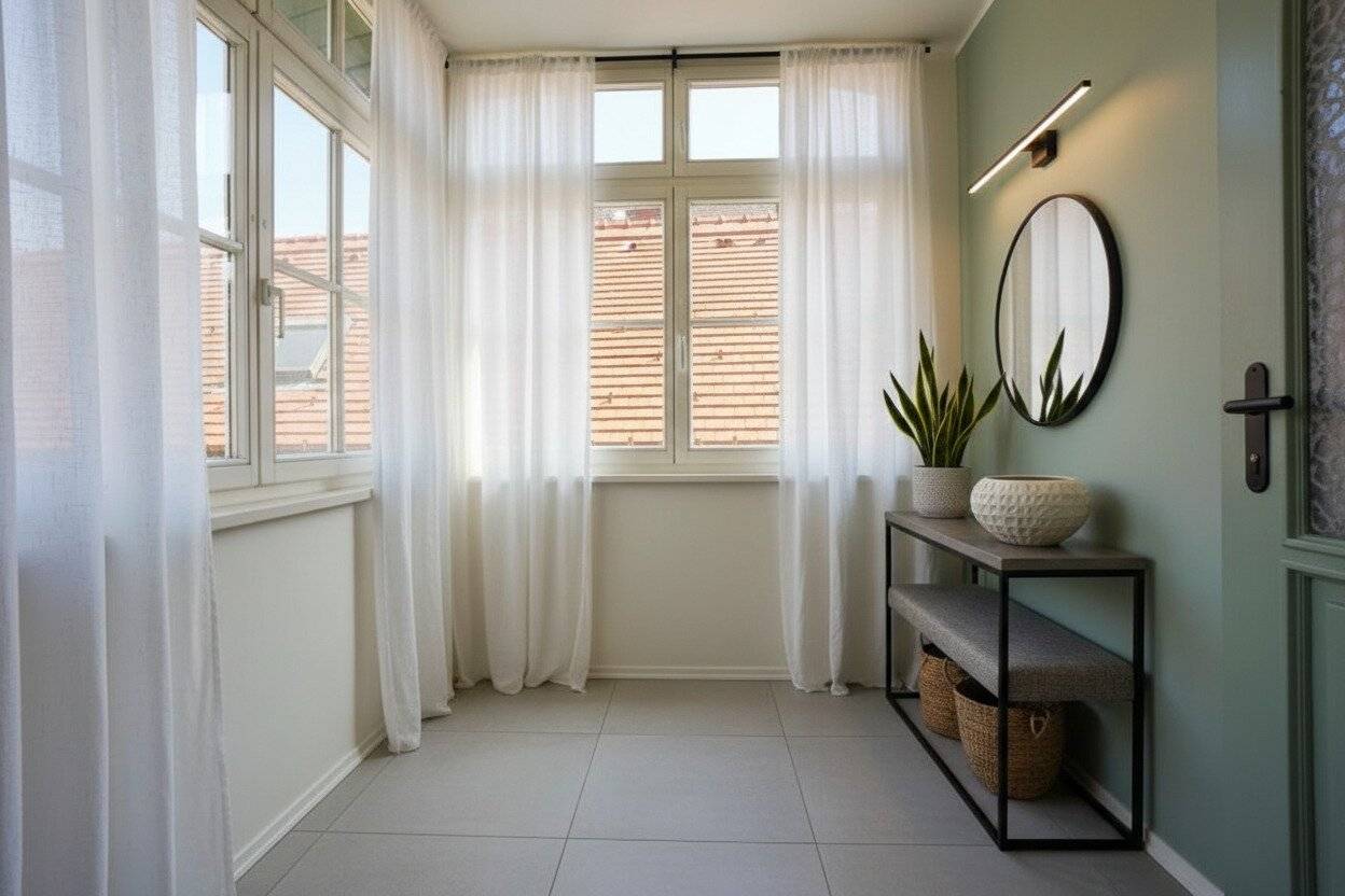 Altbauwohnung mit Veranda und Bergblick