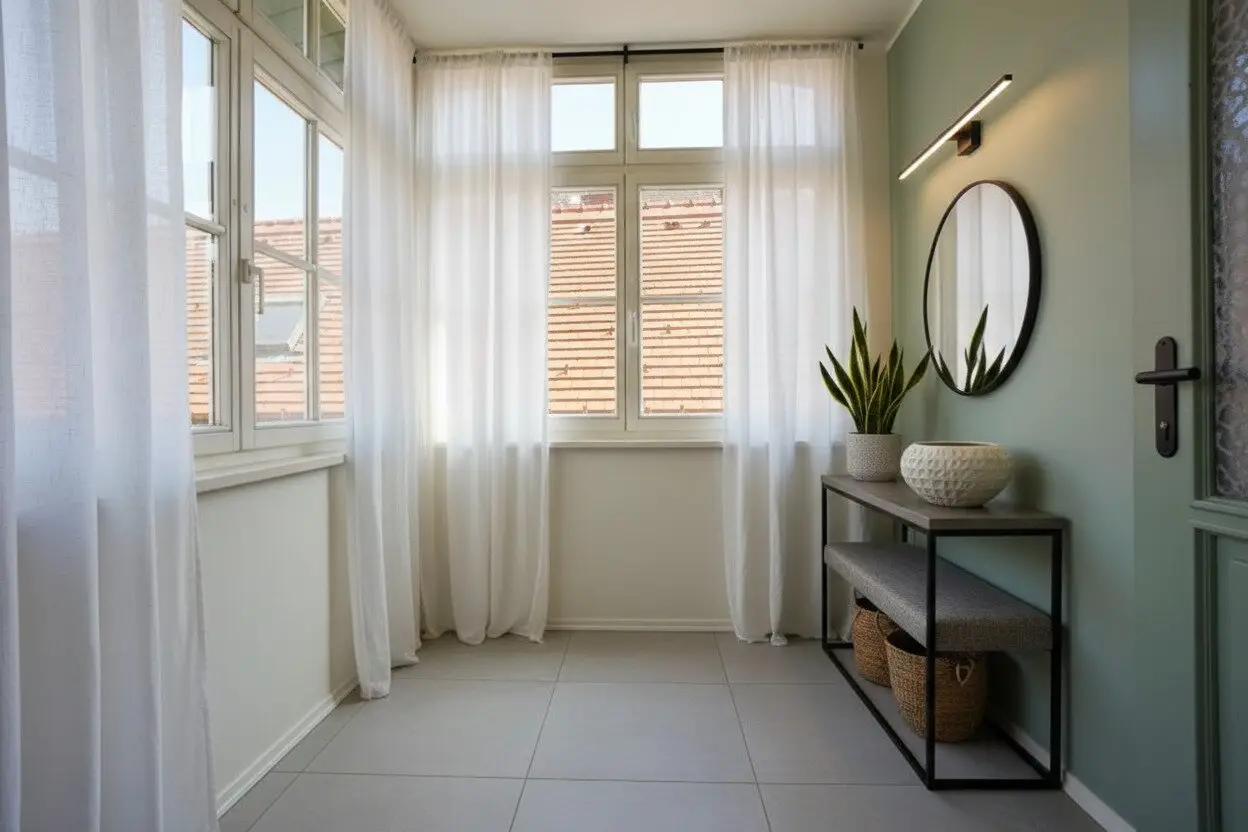 Altbauwohnung mit Veranda und Bergblick
