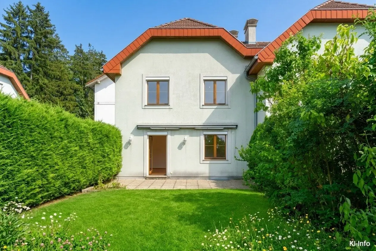 Well-maintained semi-detached house with garden and garage